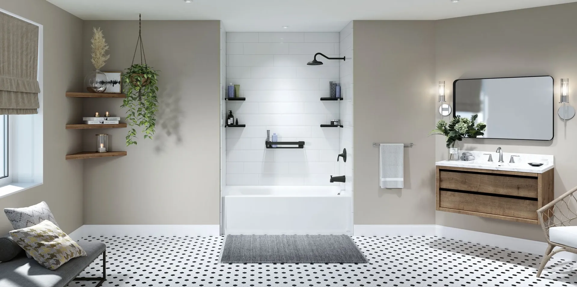 Low-threshold shower base